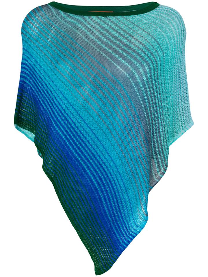 Missoni Striped Draped Top - Blue