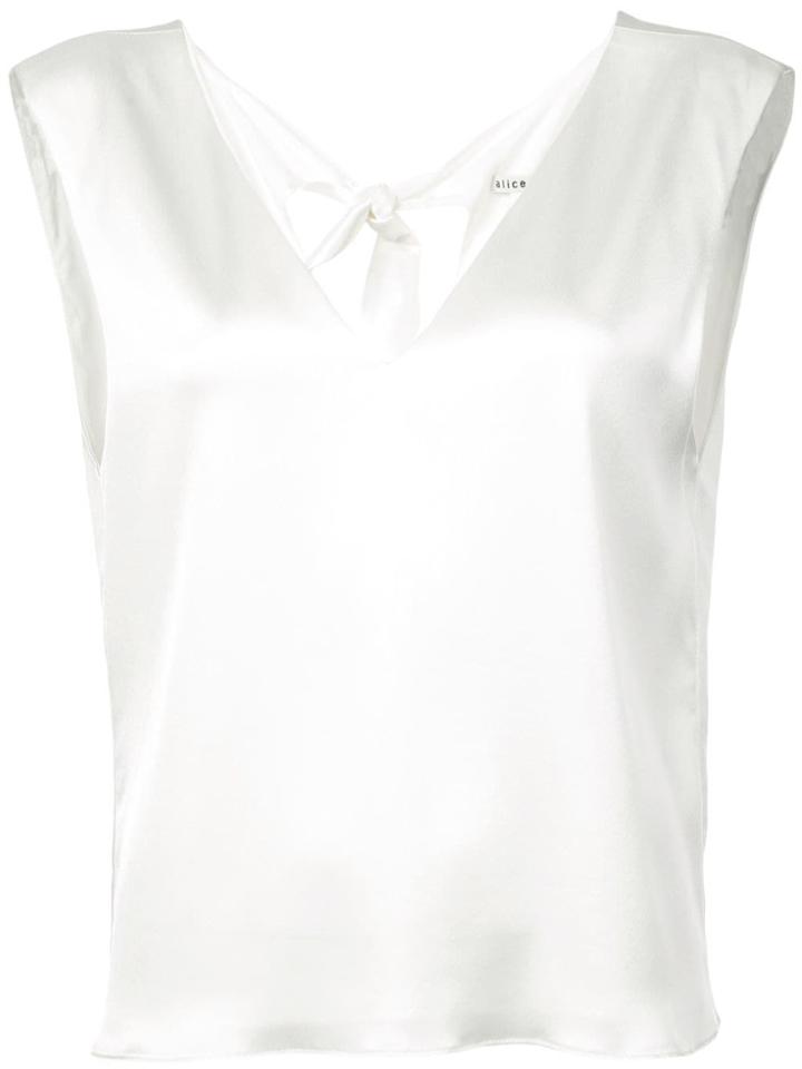 Alice+olivia Fleta Boxy Top - White