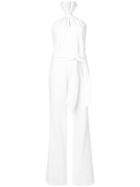 Josie Natori Halter Neck Jumpsuit - White