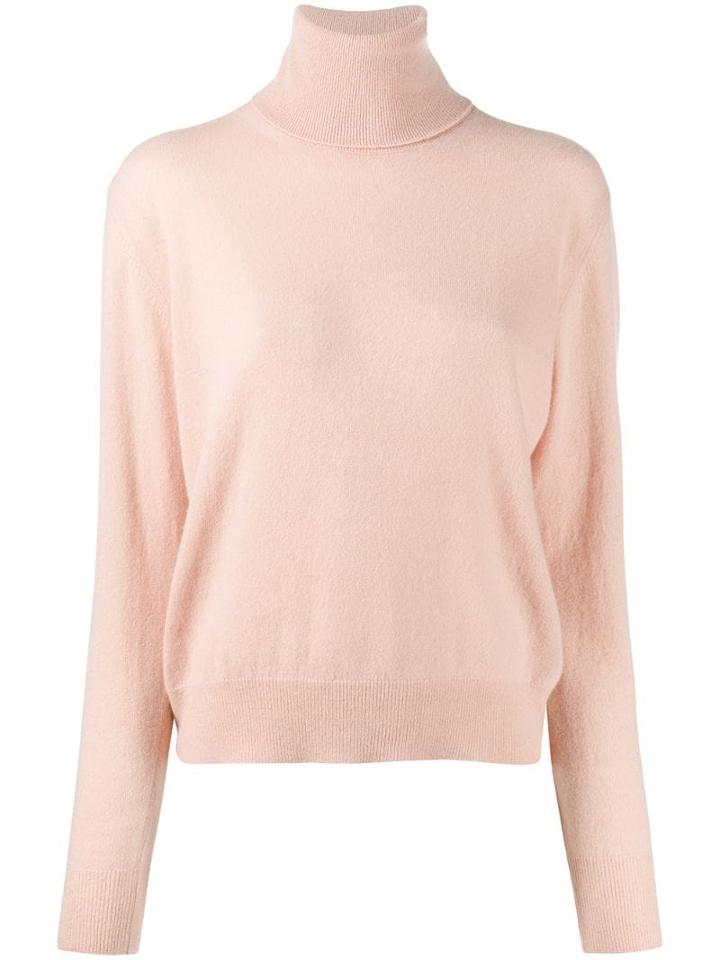 Laneus Turtle Neck Sweater - Pink