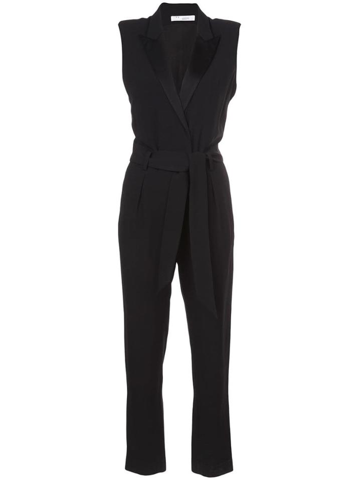 Iro Plunging Jumpsuit - Black