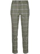 P.a.r.o.s.h. Checked Cigarette Trousers - Brown