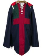 Facetasm Tie-detail Cape - Multicolour