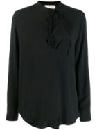 Incotex Neck-tied Blouse - Black