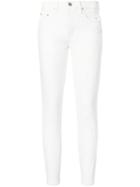 Grlfrnd - Distressed Skinny Jeans - Women - Cotton - 26, White, Cotton