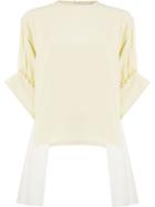 Jw Anderson Exaggerated Sleeve Top - White