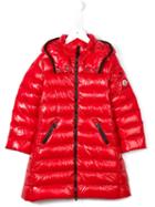 Moncler Kids Padded Coat, Toddler Girl's, Size: 5 Yrs, Red