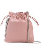 Giuseppe Zanotti Design Crystal Embellished Satchel Bag - Pink &