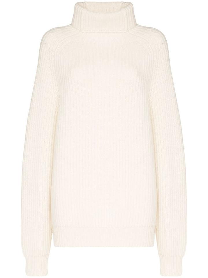 Haider Ackermann Ribbed Cashmere Jumper - White