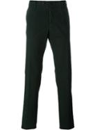 Incotex Classic Chinos, Men's, Size: 48, Green, Cotton/spandex/elastane