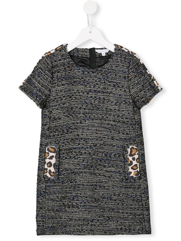 Little Marc Jacobs Jacquard Dress, Girl's, Size: 10 Yrs, Black