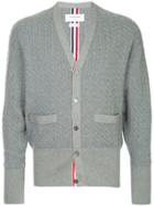 Thom Browne Cable Knit Cardigan - Grey