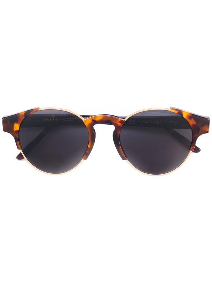 Round Sunglasses - Men - Acetate - One Size, Brown, Acetate, Retrosuperfuture