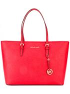 Michael Michael Kors - Jet Set Tote - Women - Leather - One Size, Red, Leather
