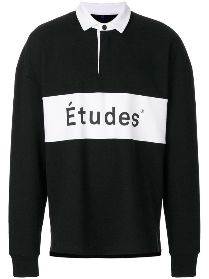 Études Issue Polo Shirt - Black