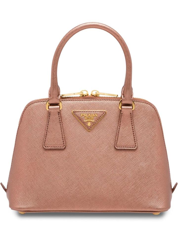 Prada Promenade Saffiano Bag - Pink