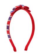 Simonetta - Embellished Headband - Kids - Polyester - One Size, Red