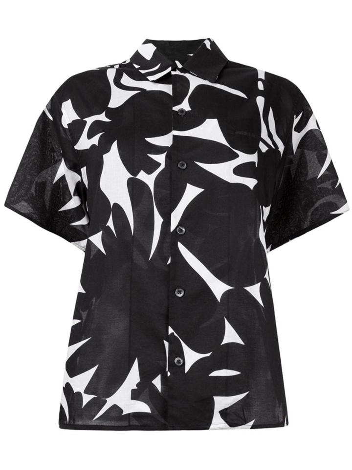 Marni Printed Boxy Shirt - Black