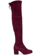 Stuart Weitzman Tieland Knee High Boots - Red