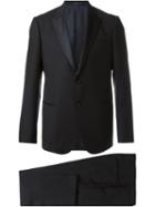 Armani Collezioni Two Piece Suit, Men's, Size: 50, Blue, Silk/polyester/acetate/wool