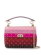 Valentino Rockstud Medium Spike Shoulder Bag - Pink