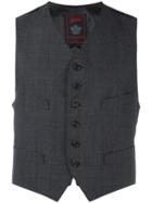 Jean Paul Gaultier Vintage Checked Waistcoat, Men's, Size: 48, Black