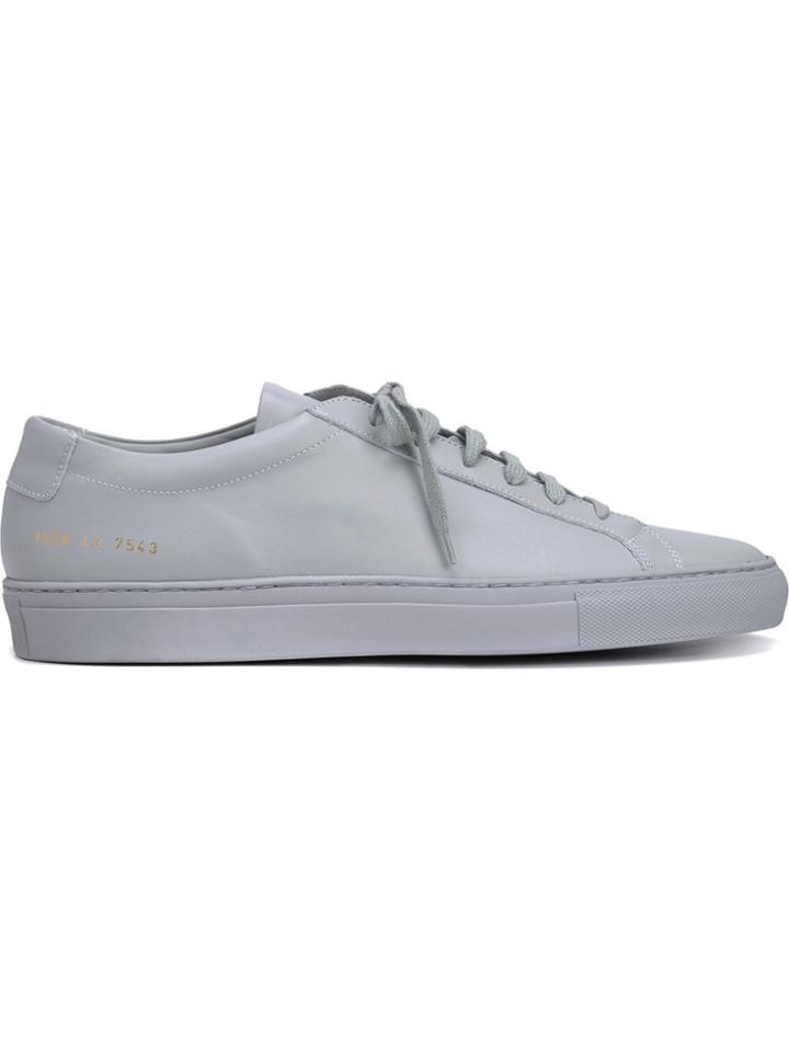 Common Projects 'original Achilles Low' Sneakers - Grey