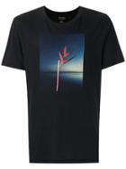 Osklen Soft Used Strelitzia Print T-shirt - Black