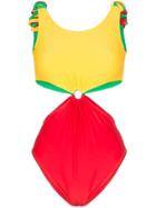 Paper London Barbuda Cutout Swimsuit - Multicoloured