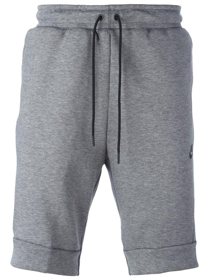 Nike Logo Shorts, Men's, Size: Medium, Grey, Cotton/polyester