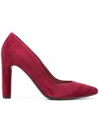 Del Carlo Pointed Toe Pumps - Red