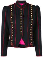 La Condesa - Guardia Military Jacket - Women - Polyester/spandex/elastane/viscose/wool - 36, Blue, Polyester/spandex/elastane/viscose/wool
