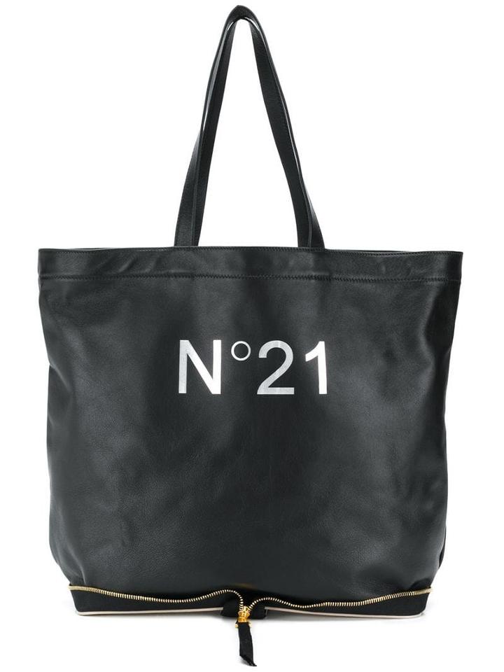 Nº21 Big Foldable Shopper Bag - Black