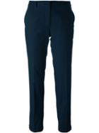 Incotex Tailored Trousers, Women's, Size: 42, Blue, Cotton/spandex/elastane