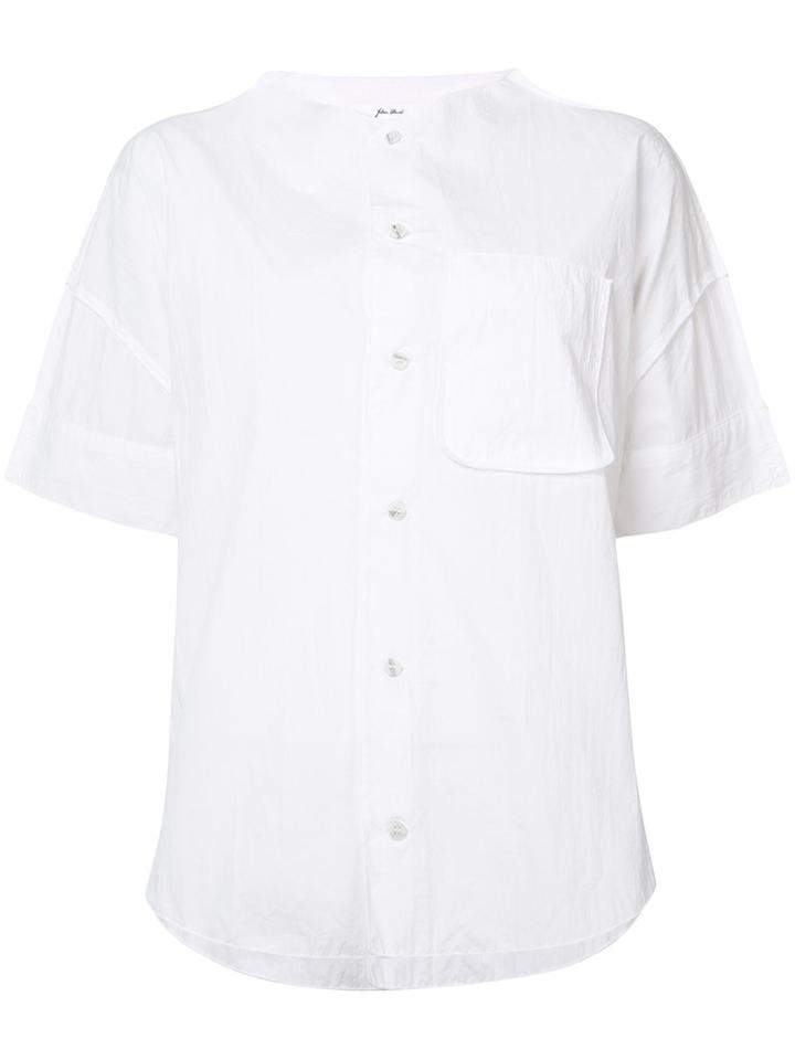 Julien David - Circular Shirt - Women - Cotton - M, White, Cotton