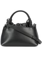 Carolina Santo Domingo Drawstring Shoulder Bag - Black