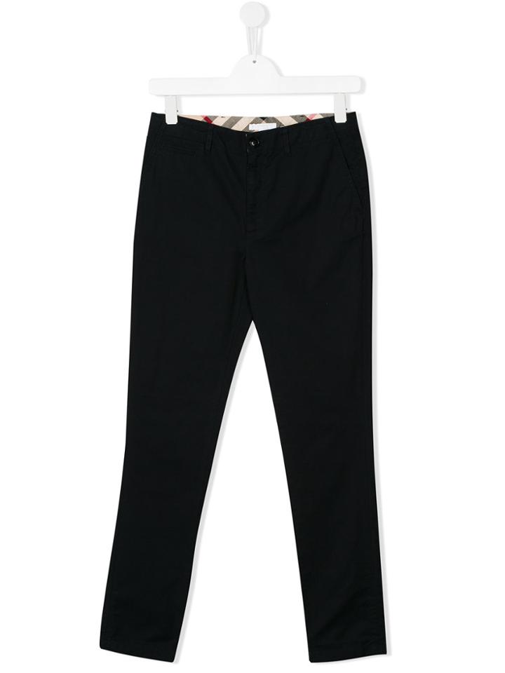 Burberry Kids Smart Trousers - Blue