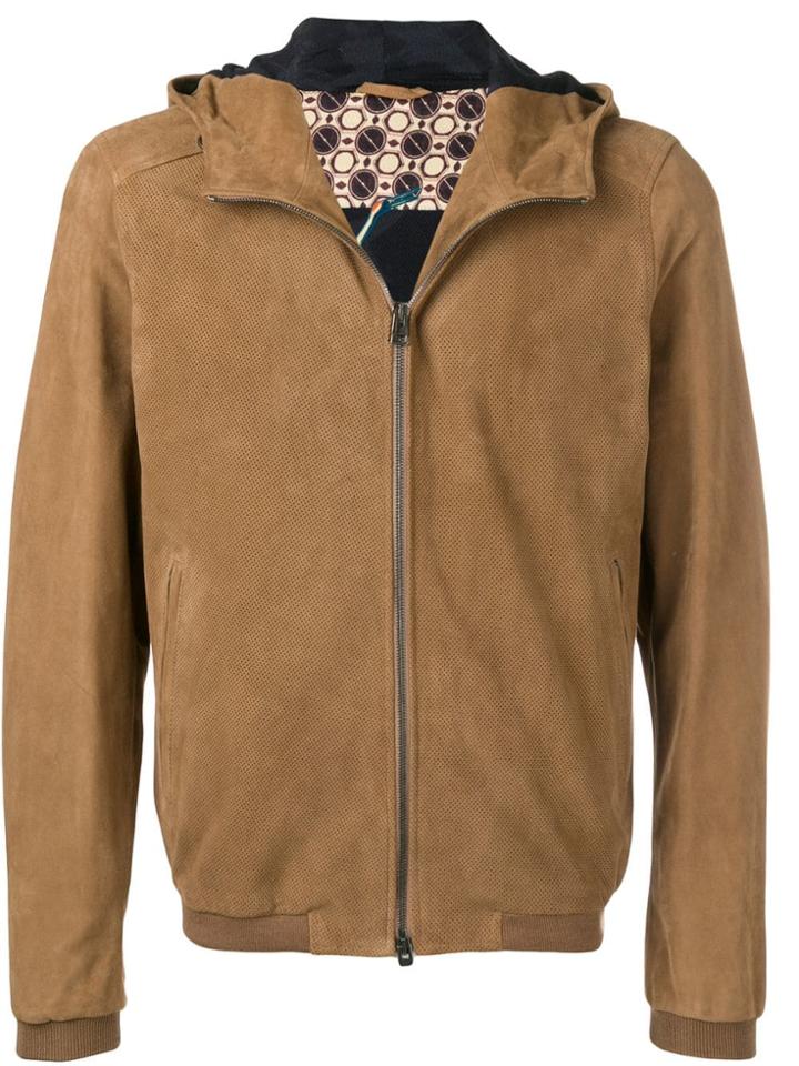 Etro Hooded Jacket - Brown
