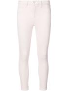 L'agence - Skinny Jeans - Women - Cotton/polyester/spandex/elastane - 27, Pink/purple, Cotton/polyester/spandex/elastane