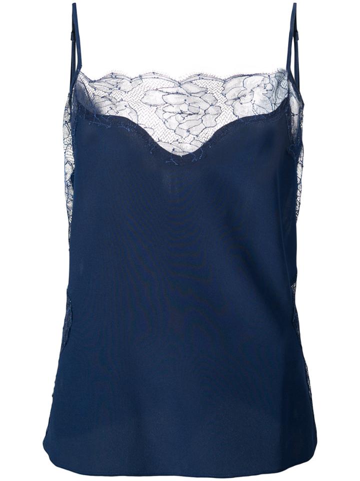 Fleur Du Mal Lace Cami - Blue