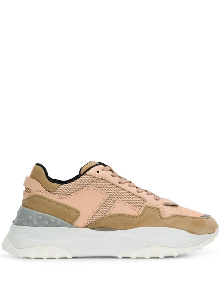 Tod's T Logo Platform Sneakers - Pink