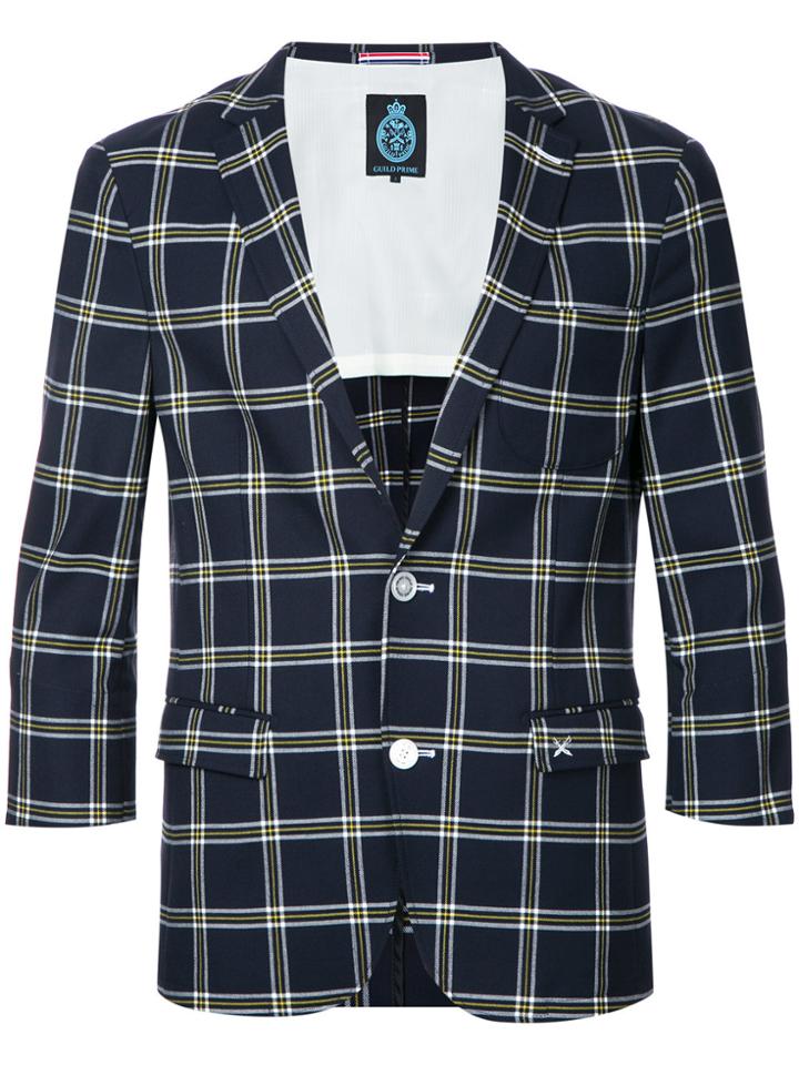 Guild Prime Three-quarter Sleeve Blazer - Blue
