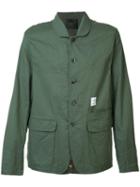 Undercover Shirt Jacket, Men's, Size: 3, Green, Cotton/linen/flax/cupro