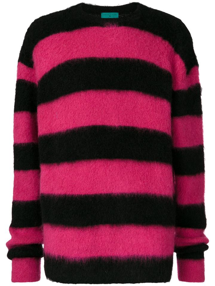 Paura Striped Jumper - Black