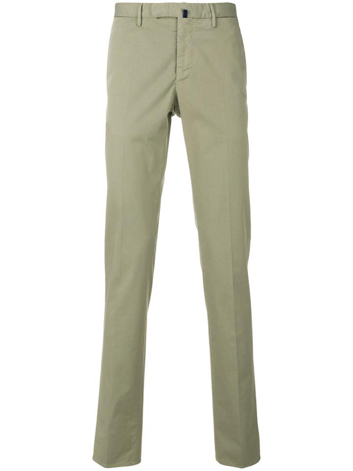 Incotex Straight-leg Chinos - Green