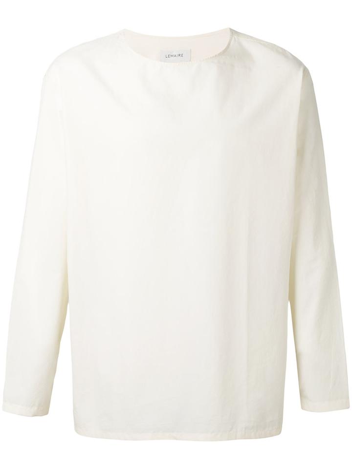 Lemaire - Pullover Shirt - Men - Cotton - 50, Nude/neutrals, Cotton