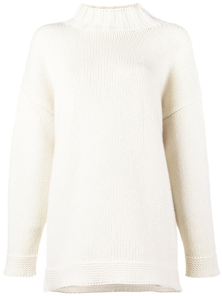 Alexander Mcqueen - Chunky Turtle Neck Knit - Women - Cashmere - M, White, Cashmere