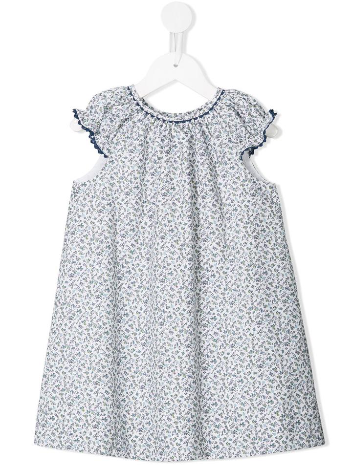 Amaia Floral Print Shift Dress, Girl's, Size: 6 Yrs, Blue