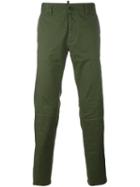 Dsquared2 'tokyo' Trousers, Men's, Size: 48, Green, Cotton/spandex/elastane