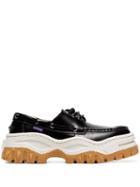 Eytys Black Mykonos Patent Leather Deck Shoes